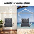 Gardeon Hammock Chair Heavy Duty Steel Stand