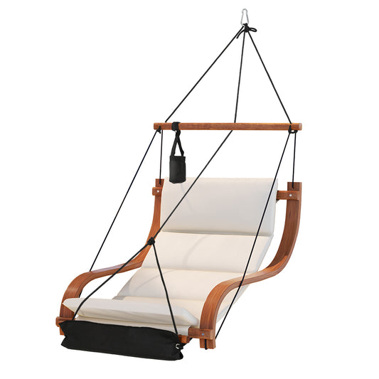 Gardeon Hammock Chair Wooden Hanging Indoor Outdoor Lounge