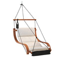 Gardeon Hammock Chair Wooden Hanging Indoor Outdoor Lounge