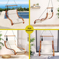 Gardeon Hammock Chair Wooden Hanging Indoor Outdoor Lounge