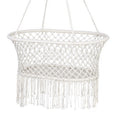 Gardeon Hammock Chair Cotton Swing Cream Indoor Outdoor