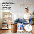 Gardeon Hammock Chair Swing Blue Camping Outdoor Portable