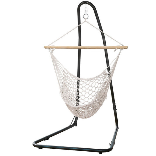 Gardeon Hammock Chair with Steel Stand Heavy Duty