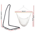 Gardeon Hammock Chair with Steel Stand Heavy Duty