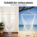 Gardeon Hammock Chair with Steel Stand Heavy Duty