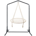 Gardeon Hammock Chair Stand 100cm Outdoor Swing Nest Web