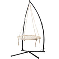 Gardeon Hammock Chair Nest 100cm Outdoor Swing Steel Stand