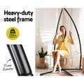 Gardeon Hammock Chair Nest 100cm Outdoor Swing Steel Stand