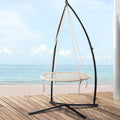 Gardeon Hammock Chair Nest 100cm Outdoor Swing Steel Stand