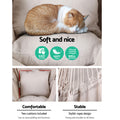 Gardeon Hammock Chair Cream Cushion Pillow Outdoor Camping Hanging