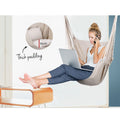 Gardeon Hammock Chair Cream Cushion Pillow Outdoor Camping Hanging