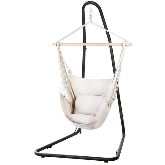 Gardeon Hammock Chair Heavy Duty Steel Stand Hanging