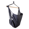 Gardeon Hammock Chair Grey Outdoor Hanging Camping Cushion Pillow