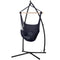 Gardeon Hammock Chair w/ Steel Stand Grey Outdoor Camping Hanging
