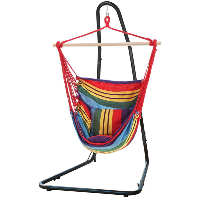 Gardeon Hammock Chair with Steel Stand