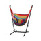 Gardeon Hammock Chair Outdoor Hanging with Stand Rainbow