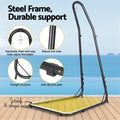 Gardeon Hammock Chair Stand Heavy Duty Steel Black