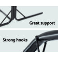 Gardeon Hammock Chair Stand Macrame 2 Seater Outdoor Cream