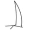 Gardeon Hammock Chair Steel Stand Heavy Duty Black Outdoor