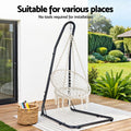 Gardeon Hammock Chair with Steel Stand
