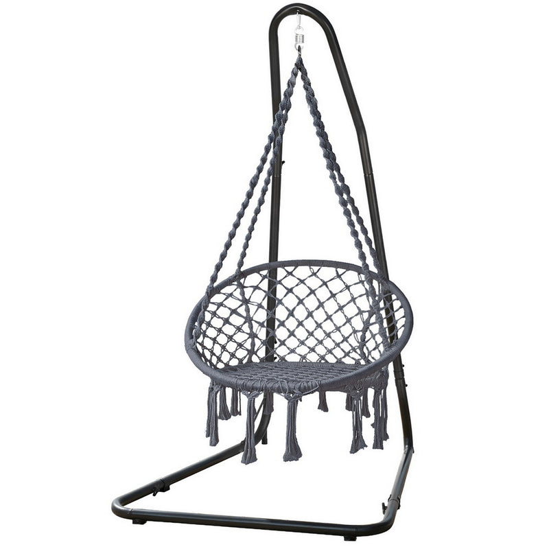 Gardeon Hammock Chair with Steel Stand