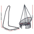 Gardeon Hammock Chair with Steel Stand