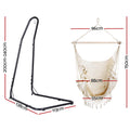 Gardeon Hammock Chair with Steel Stand