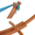 Gardeon Timber Hammock Bed with Wooden Stand Outdoor Camping