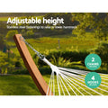 Gardeon Hammock Bed w/ Stand Outdoor Camping Timber Garden 200kg
