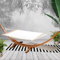 Gardeon Hammock Bed w/ Stand Outdoor Camping Timber Garden 200kg