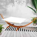 Gardeon Hammock Bed w/ Stand Outdoor Camping Timber Garden 200kg