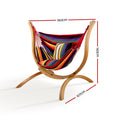 Gardeon Hammock Chair with Wooden Stand Outdoor Timber Furniture