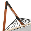 Gardeon Hammock Bed with Stand Grey Outdoor Camping Timber