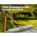 Gardeon Hammock Bed with Stand Grey Outdoor Camping Timber