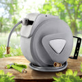 Water Hose Reel 20M Retractable Auto Rewind Brass Spray Gun