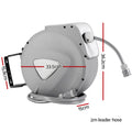 Water Hose Reel 20M Retractable Auto Rewind Spray Gun