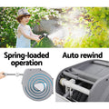 Water Hose Reel 20M Retractable Auto Rewind Spray Gun