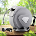 Water Hose Reel 20M Retractable Auto Rewind Spray Gun