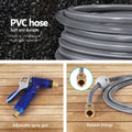 Green Fingers 30M Water Hose Reel Auto Rewind Wall Mount Spray Gun