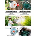 Greenfingers Water Hose Reel 20M Retractable Auto Rewind Spray Gun