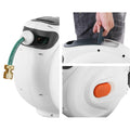 Green Fingers 30M Water Hose Reel Retractable Brass Spray Gun