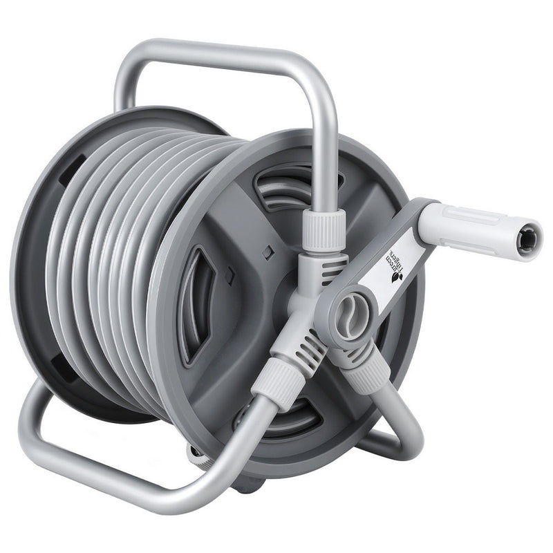 Green Fingers 20m Garden Hose Reel Auto Rewind 1/2
