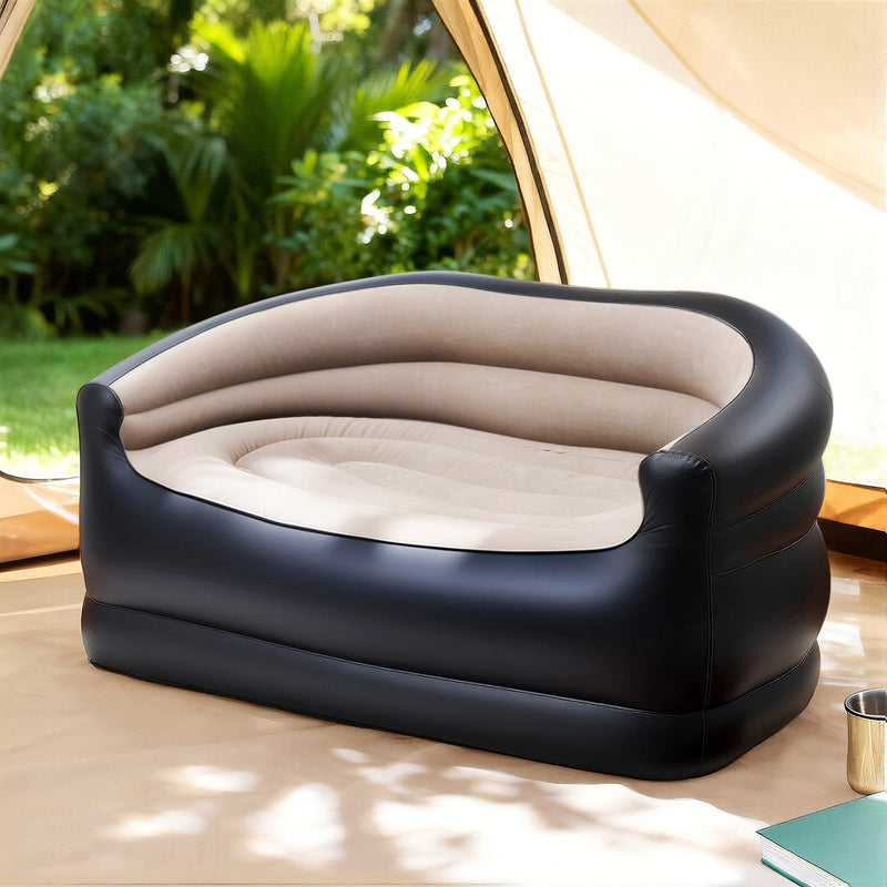Gardeon Inflatable Air Sofa 2 Seater Couch Lounge Chair Camping