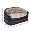 Gardeon Inflatable Air Sofa 2 Seater Couch Lounge Chair Camping