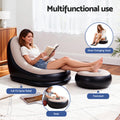 Gardeon Inflatable Chair Ottoman Air Sofa with Pump Camping
