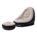 Gardeon Inflatable Chair Ottoman Air Sofa with Pump Camping