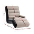 Gardeon Inflatable Chair Sun Lounger Air Sofa Camping Pump