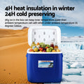 Glacio 38L Portable Ice Cooler Box Wheels Camping Fridge