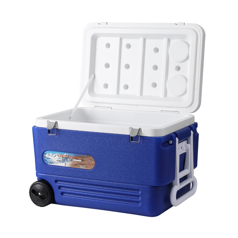 Glacio 60L Portable Ice Cooler Box Wheels Camping Fridge