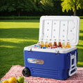 Glacio 60L Portable Ice Cooler Box Wheels Camping Fridge